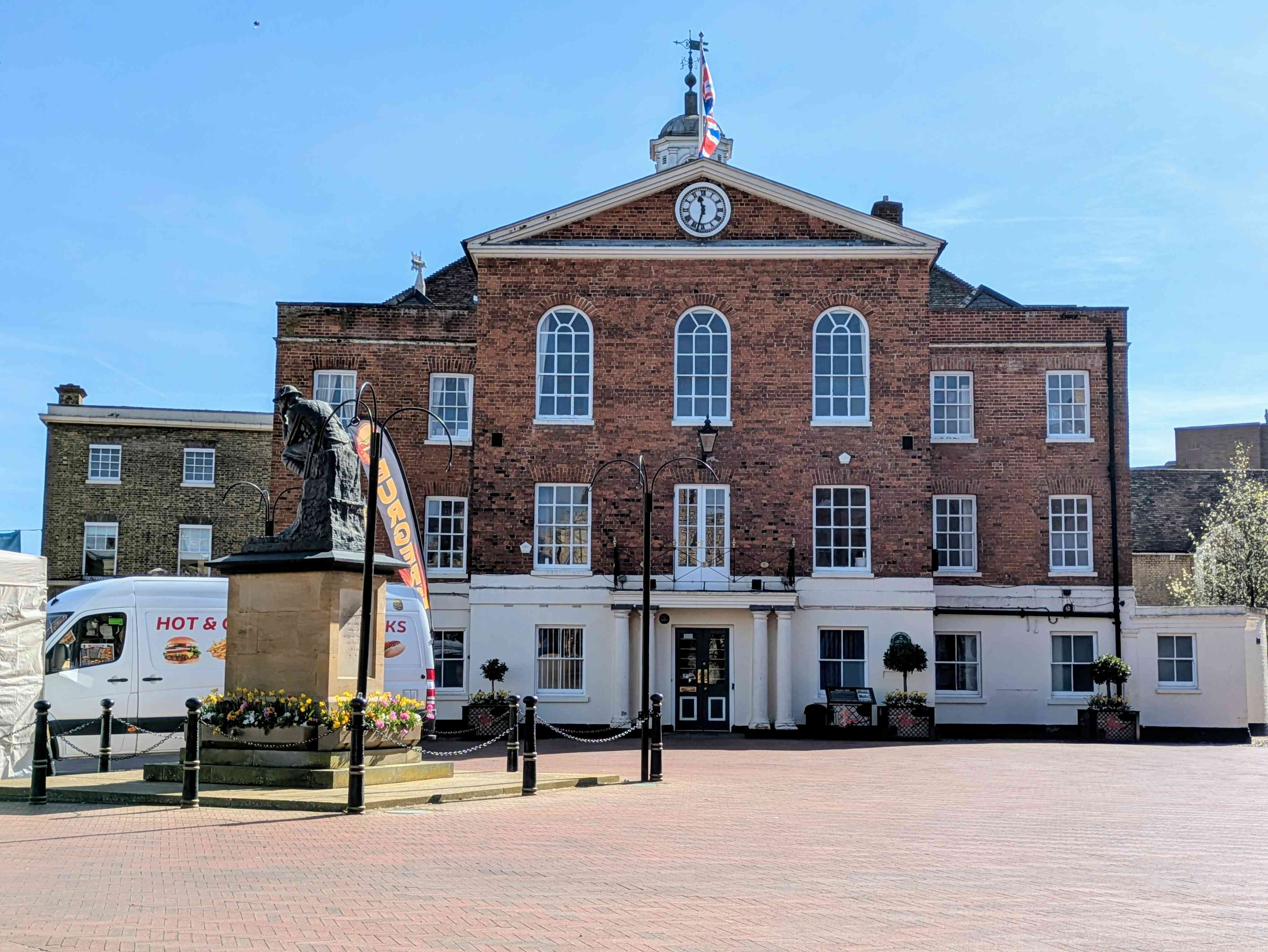 Huntingdon town centre — Hunt 'n' Haul's home base